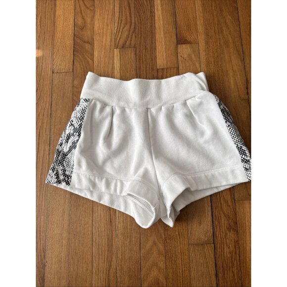 Adidas Stella McCartney Sweat Shorts Women's Snake Print Pockets Size XS - Picture 1 of 5